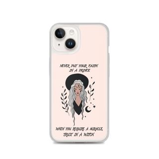 Never Put Faith In A Prince Clear Case for iPhone®