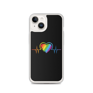 LGBTIQ+ Heart Clear Case for iPhone®