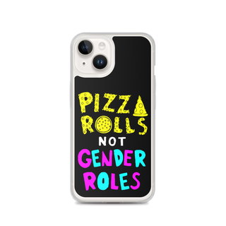 Pizza Rolls Not Gender Rolles Clear Case for iPhone®