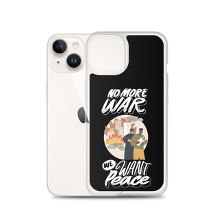 We Want Peace Clear Case for iPhone®