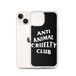 Anti Animal Cruelty Club Clear Case for iPhone®