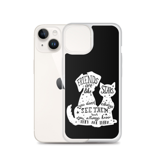 Friends Are Like Stars Clear Case for iPhone®