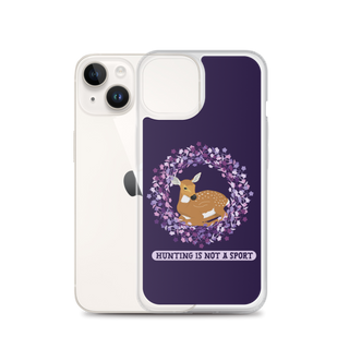 Hunting is Not a Sport Clear Case for iPhone®