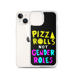 Pizza Rolls Not Gender Rolles Clear Case for iPhone®