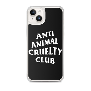 Anti Animal Cruelty Club Clear Case for iPhone®