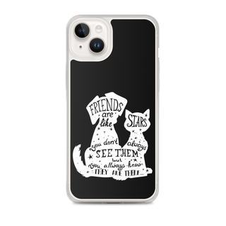 Friends Are Like Stars Clear Case for iPhone®