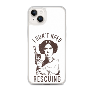 I Don't Need Rescuing Clear Case for iPhone®