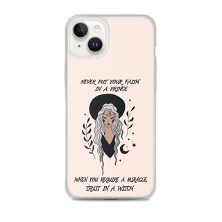 Never Put Faith In A Prince Clear Case for iPhone®