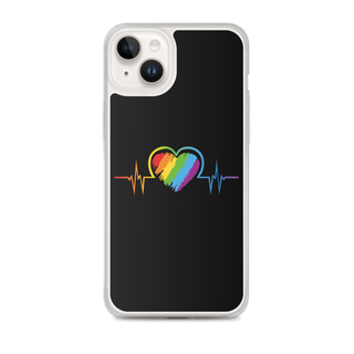 LGBTIQ+ Heart Clear Case for iPhone®