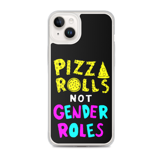 Pizza Rolls Not Gender Rolles Clear Case for iPhone®