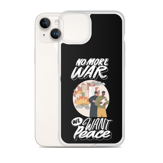 We Want Peace Clear Case for iPhone®