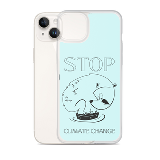 Stop Climate Change Clear Case for iPhone®