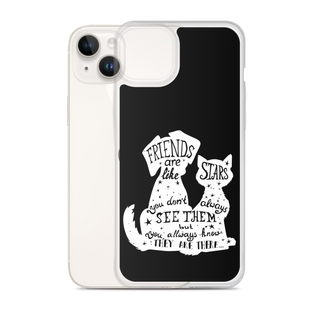 Friends Are Like Stars Clear Case for iPhone®