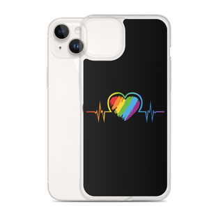 LGBTIQ+ Heart Clear Case for iPhone®