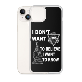 I Want to Know Clear Case for iPhone®