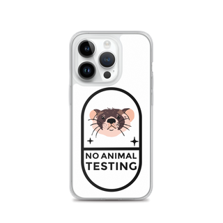 No Animal Testing Clear Case for iPhone®