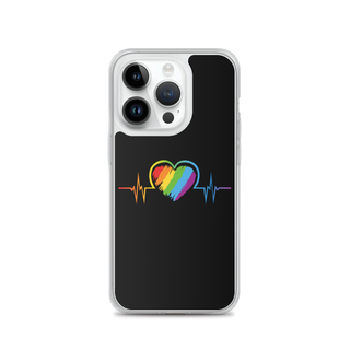 LGBTIQ+ Heart Clear Case for iPhone®