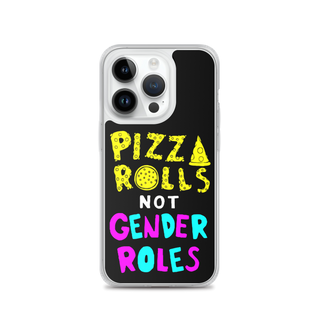 Pizza Rolls Not Gender Rolles Clear Case for iPhone®