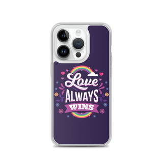 Love Always Wins Clear Case for iPhone®