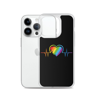 LGBTIQ+ Heart Clear Case for iPhone®