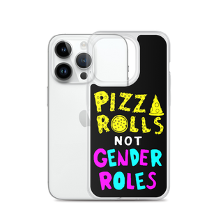 Pizza Rolls Not Gender Rolles Clear Case for iPhone®