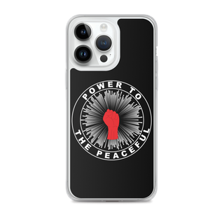 Power To The Peaceful Clear Case for iPhone®