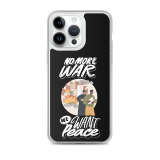 We Want Peace Clear Case for iPhone®