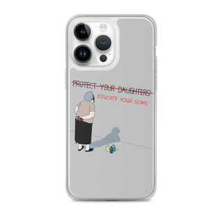 Educate Your Sons Clear Case for iPhone®