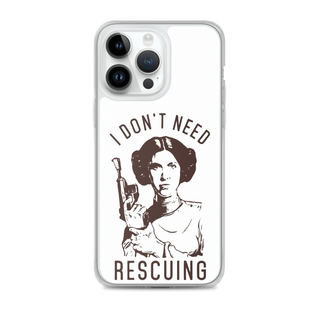 I Don't Need Rescuing Clear Case for iPhone®