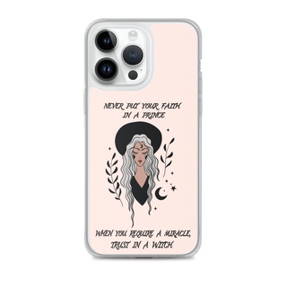 Never Put Faith In A Prince Clear Case for iPhone®