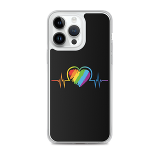 LGBTIQ+ Heart Clear Case for iPhone®