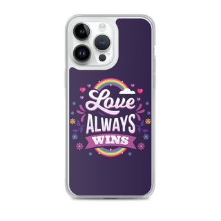 Love Always Wins Clear Case for iPhone®