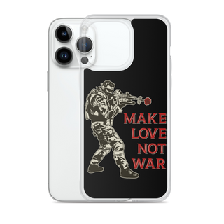 Make Love Not War v2 Clear Case for iPhone®