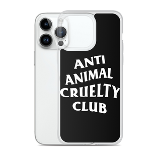 Anti Animal Cruelty Club Clear Case for iPhone®