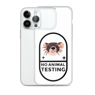 No Animal Testing Clear Case for iPhone®