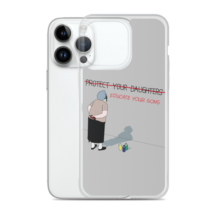 Educate Your Sons Clear Case for iPhone®