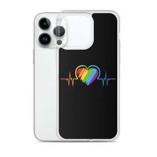 LGBTIQ+ Heart Clear Case for iPhone®