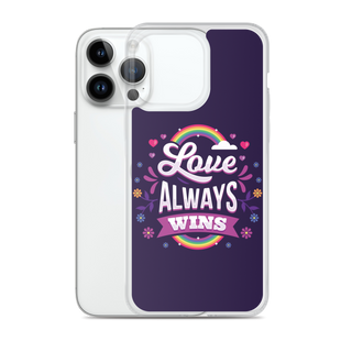 Love Always Wins Clear Case for iPhone®