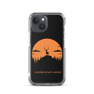 Hunting is Not a Sport v2 Clear Case for iPhone®