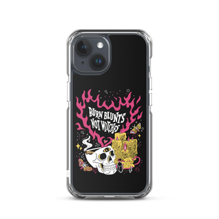 Burn Blunts Not Witches Clear Case for iPhone®