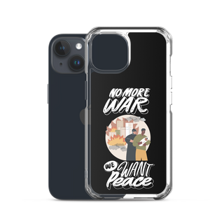 We Want Peace Clear Case for iPhone®