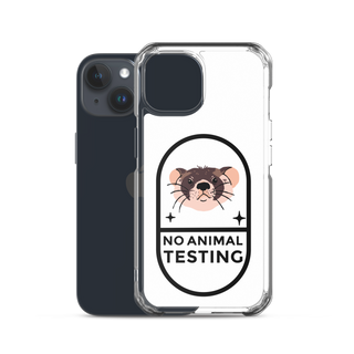 No Animal Testing Clear Case for iPhone®