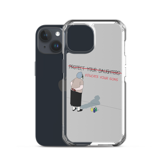 Educate Your Sons Clear Case for iPhone®