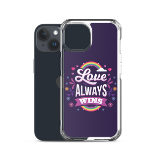 Love Always Wins Clear Case for iPhone®