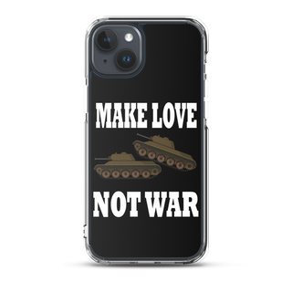 Make Love Not War Clear Case for iPhone®