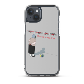 Educate Your Sons Clear Case for iPhone®