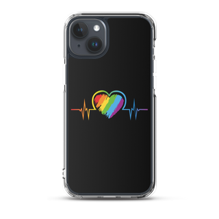 LGBTIQ+ Heart Clear Case for iPhone®