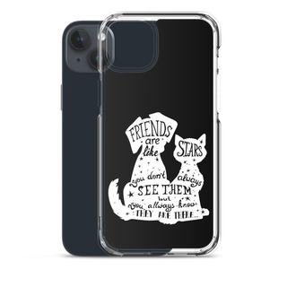 Friends Are Like Stars Clear Case for iPhone®