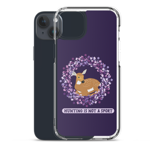 Hunting is Not a Sport Clear Case for iPhone®