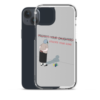 Educate Your Sons Clear Case for iPhone®